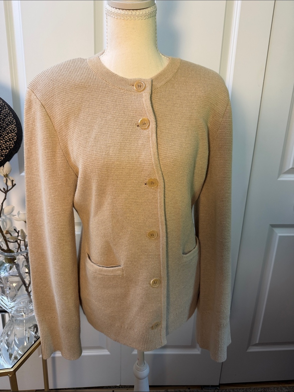 Alex Mill Neutral Beige Knit Sweater cardigan